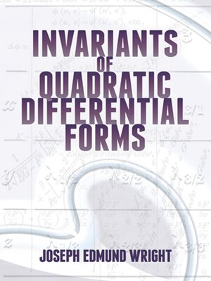 cover image of Invariants of Quadratic Differential Forms
